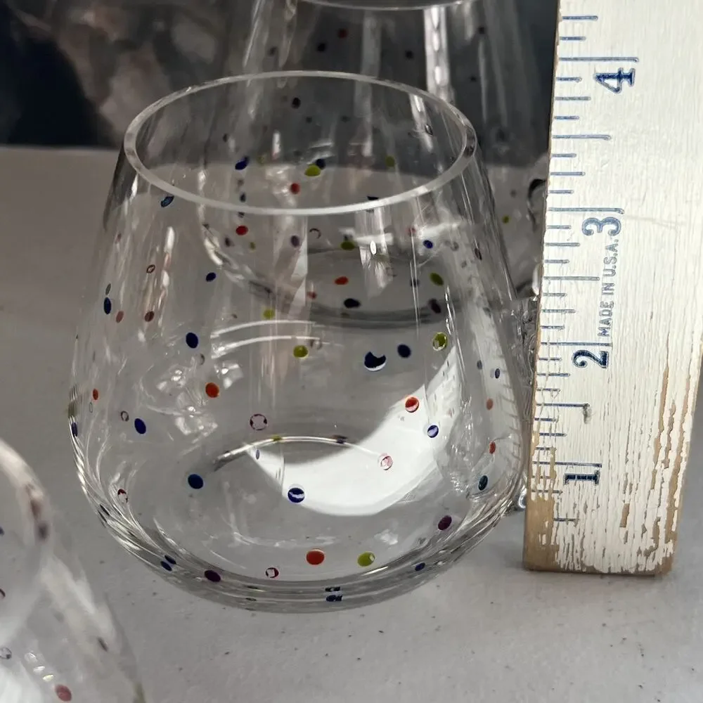 Hand Blown Drinking Glasses With Handles 3.5